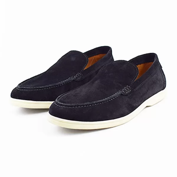 Mocassin pour homme 112 Noir daim ..........